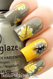 Unhas Decoradas amarelas